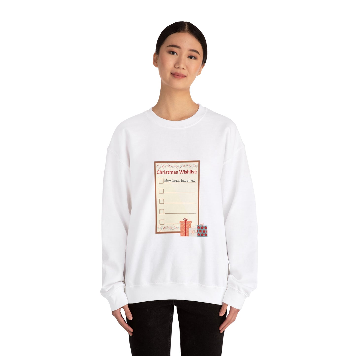 Jesus on my Christmas Wish List Crewneck Sweatshirt