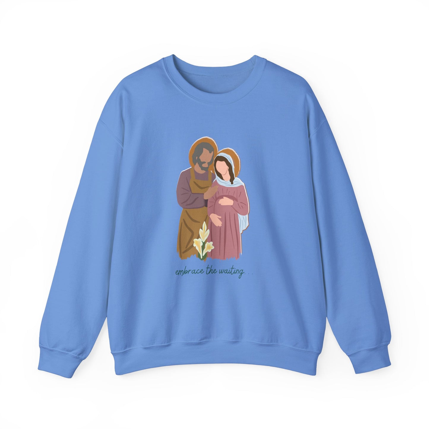 Embrace the Waiting Crewneck Advent-Christmas Sweatshirt