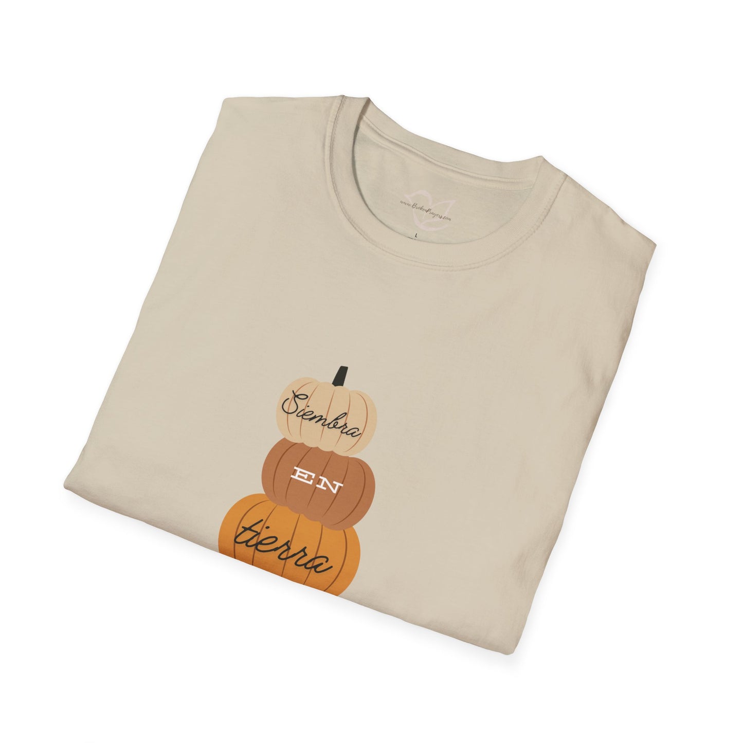 Siembra en Tierra Buena T-Shirt - Camiseta de otoño inspirada en la Biblia cristiana católica