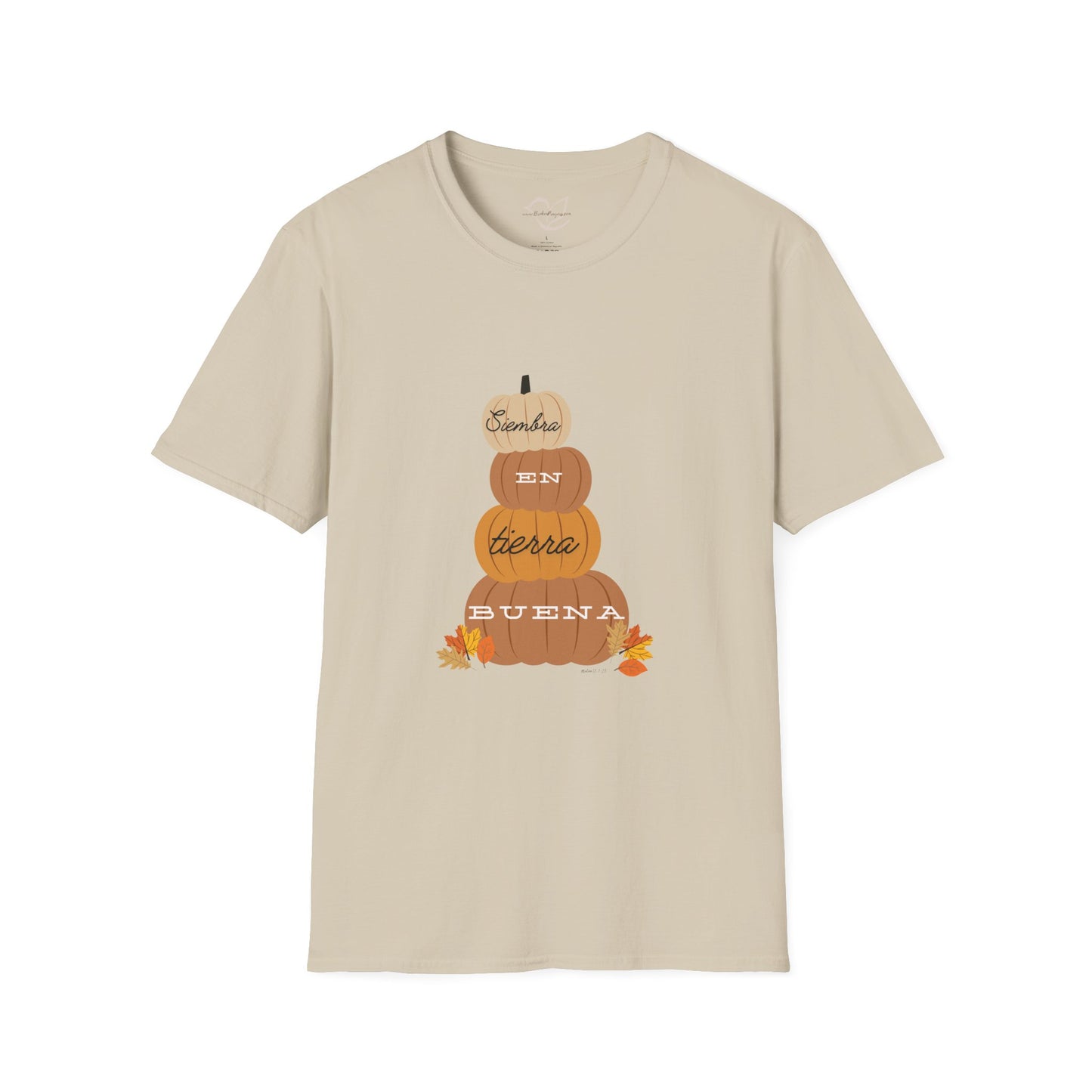 Siembra en Tierra Buena T-Shirt - Camiseta de otoño inspirada en la Biblia cristiana católica