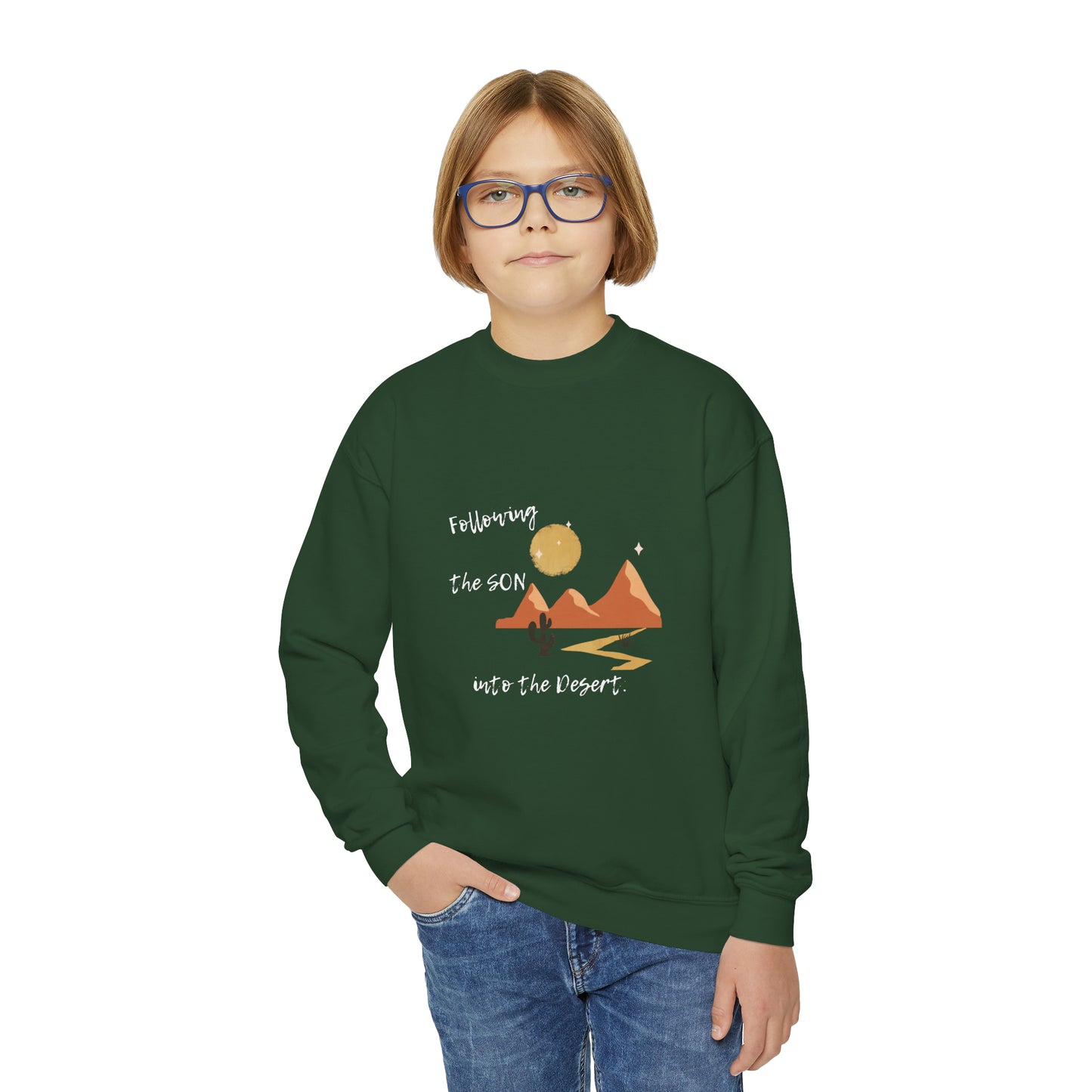 Into the Desert Catholic Sweatshirt Kids