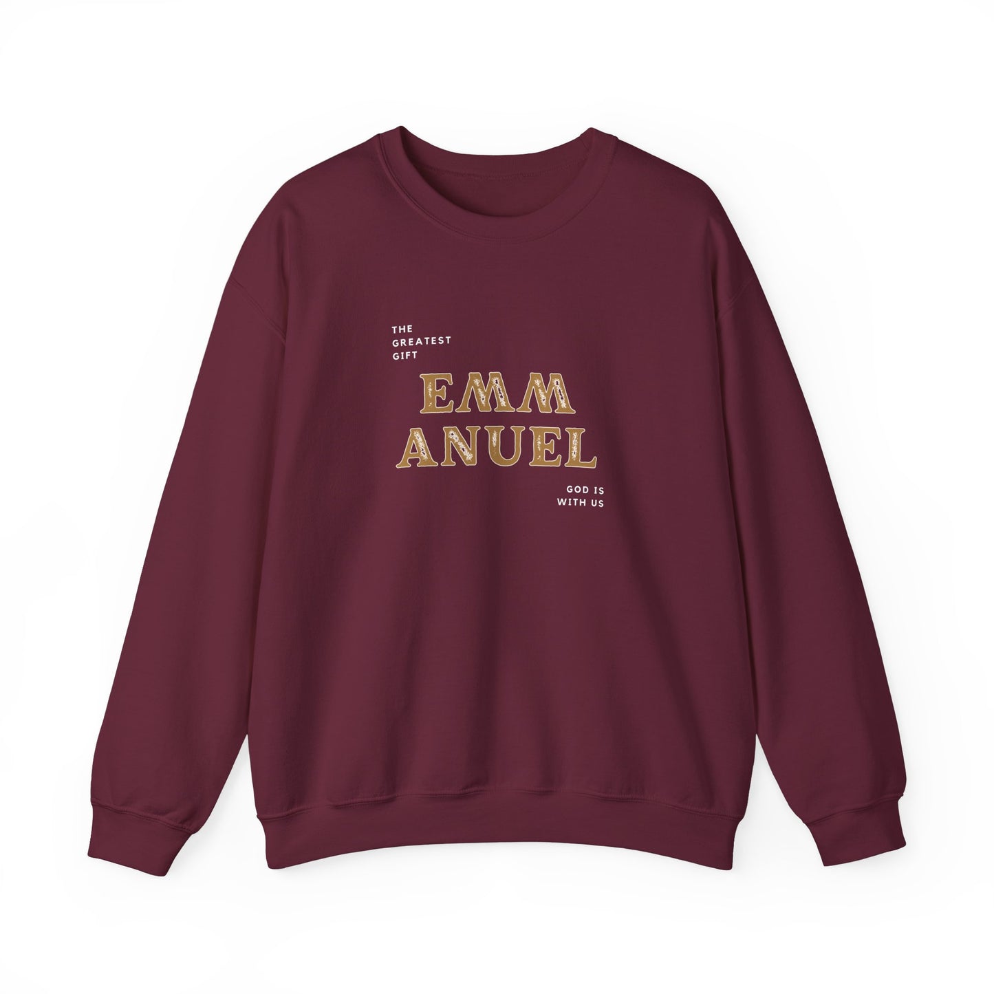 Emmanuel God is with Us Catholic Bible Sweatshirt