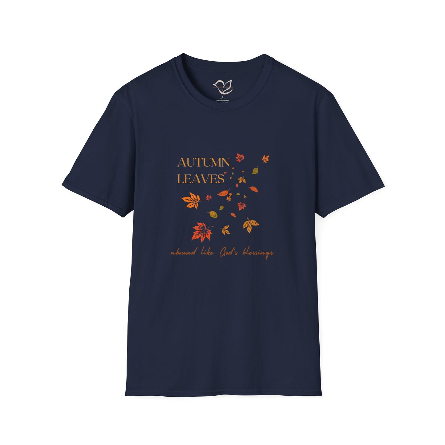 Autumn Leaves, God's Blessings Catholic Christian T-Shirt