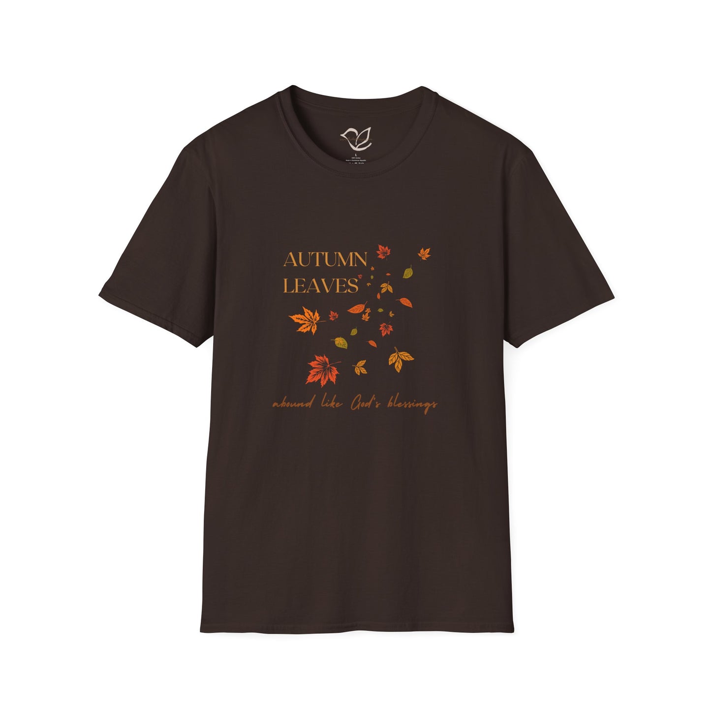 Autumn Leaves, God's Blessings Catholic Christian T-Shirt