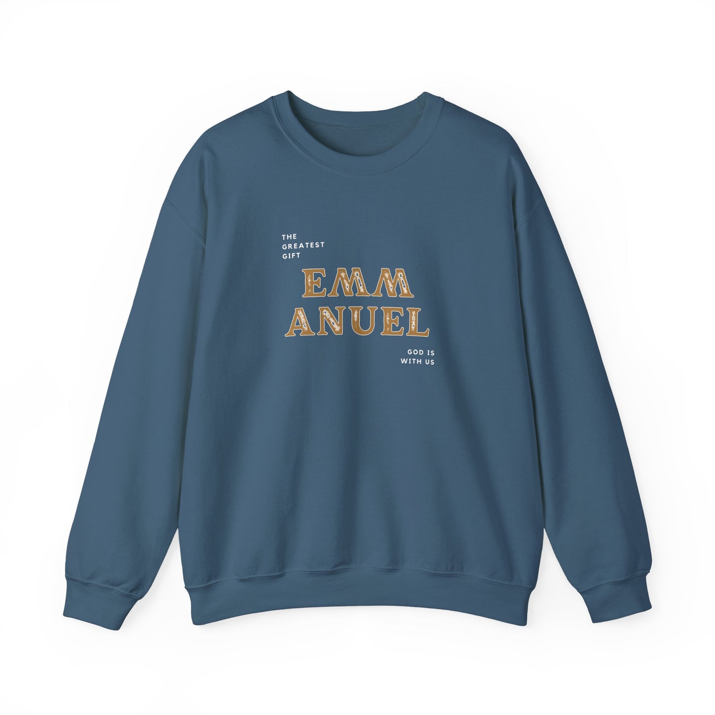 Emmanuel God is with Us Catholic Bible Sweatshirt