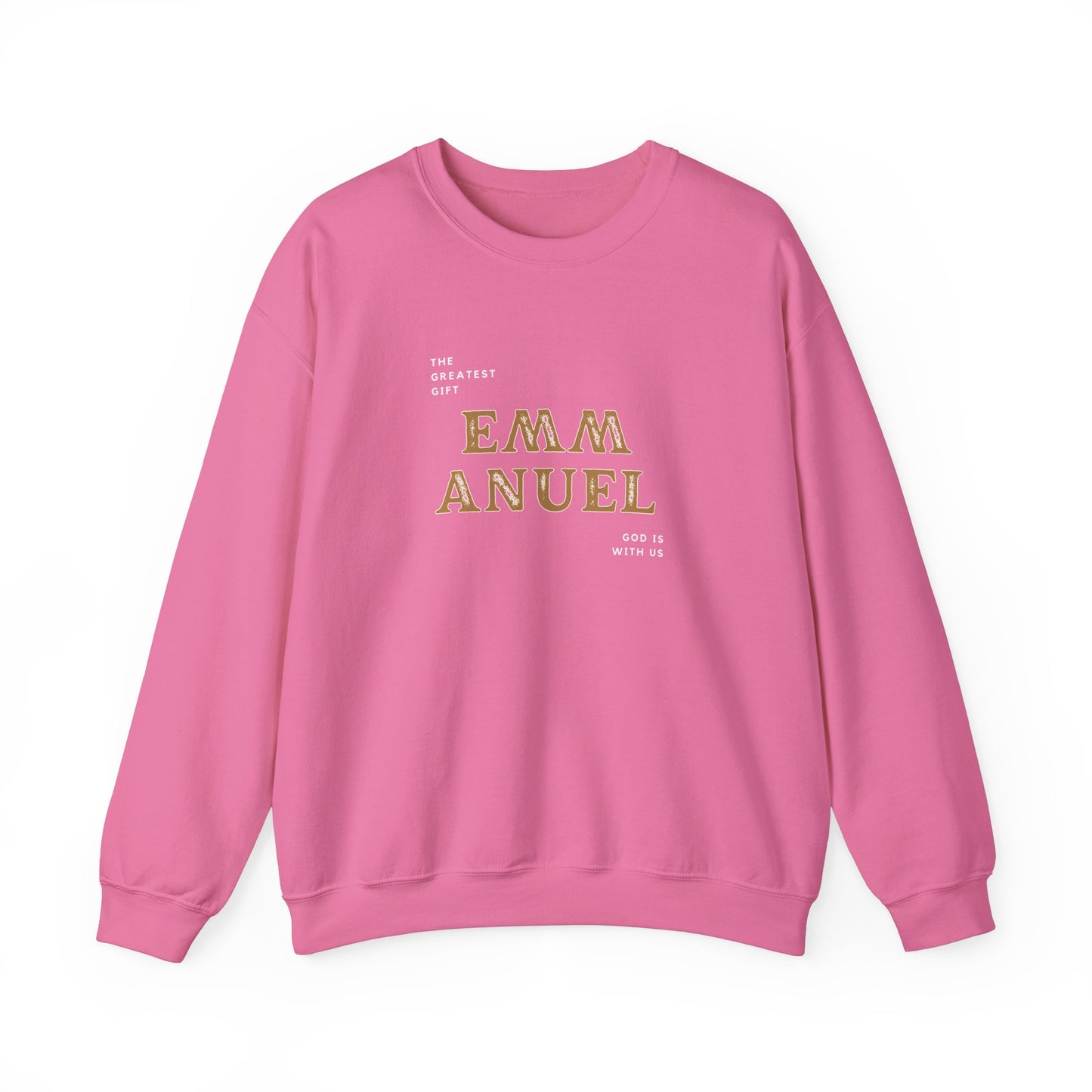 Emmanuel God is with Us Catholic Bible Sweatshirt