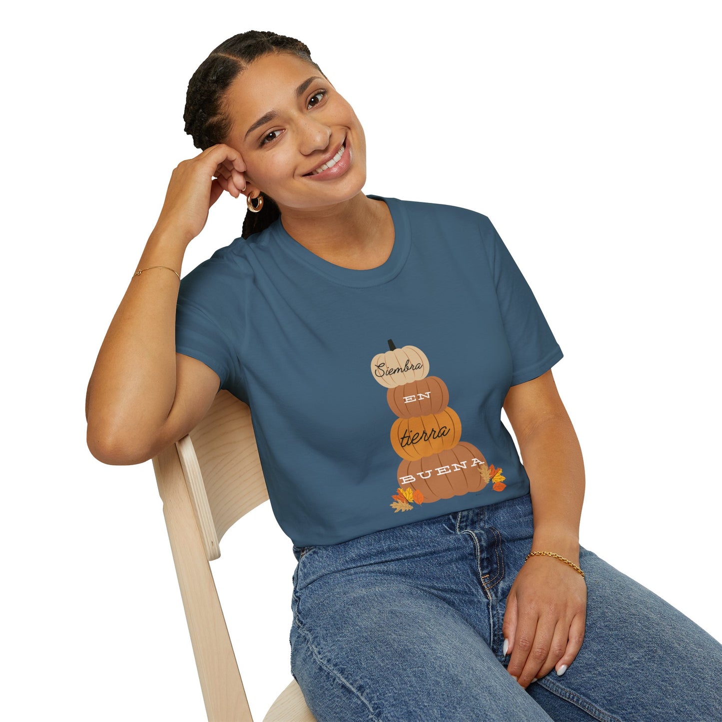 Siembra en Tierra Buena T-Shirt - Camiseta de otoño inspirada en la Biblia cristiana católica